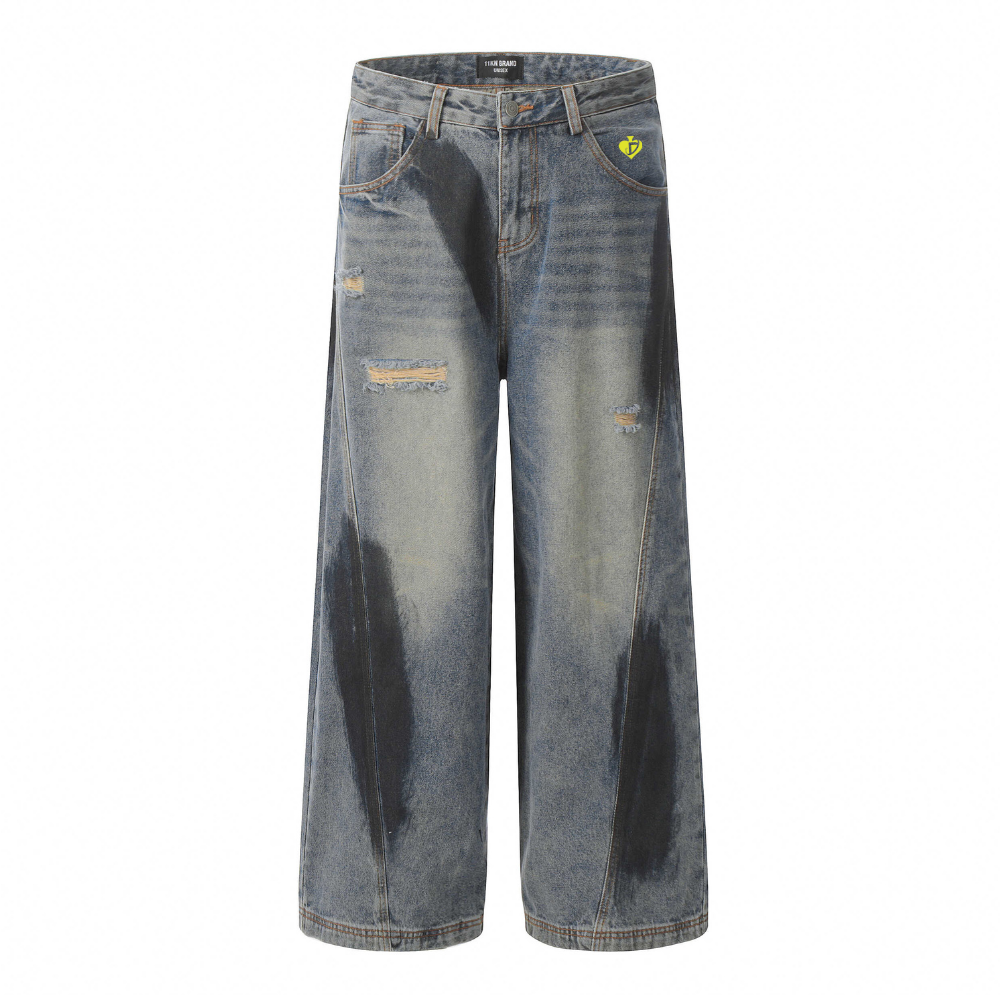 DF Vintage Graffiti Lantern Jeans