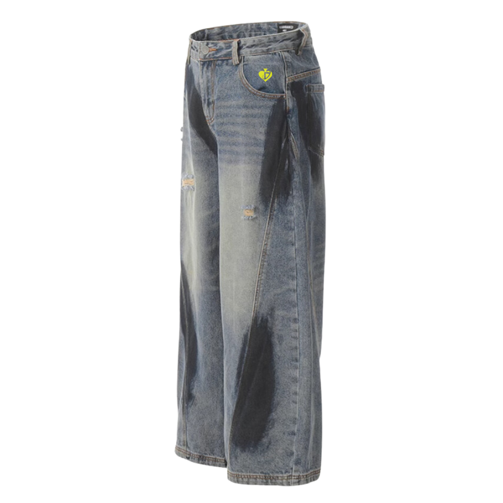 DF Vintage Graffiti Lantern Jeans