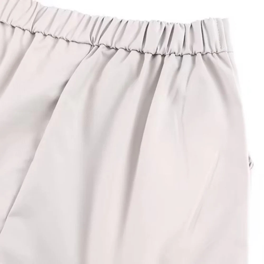 American Slit Pleated Sweatpants