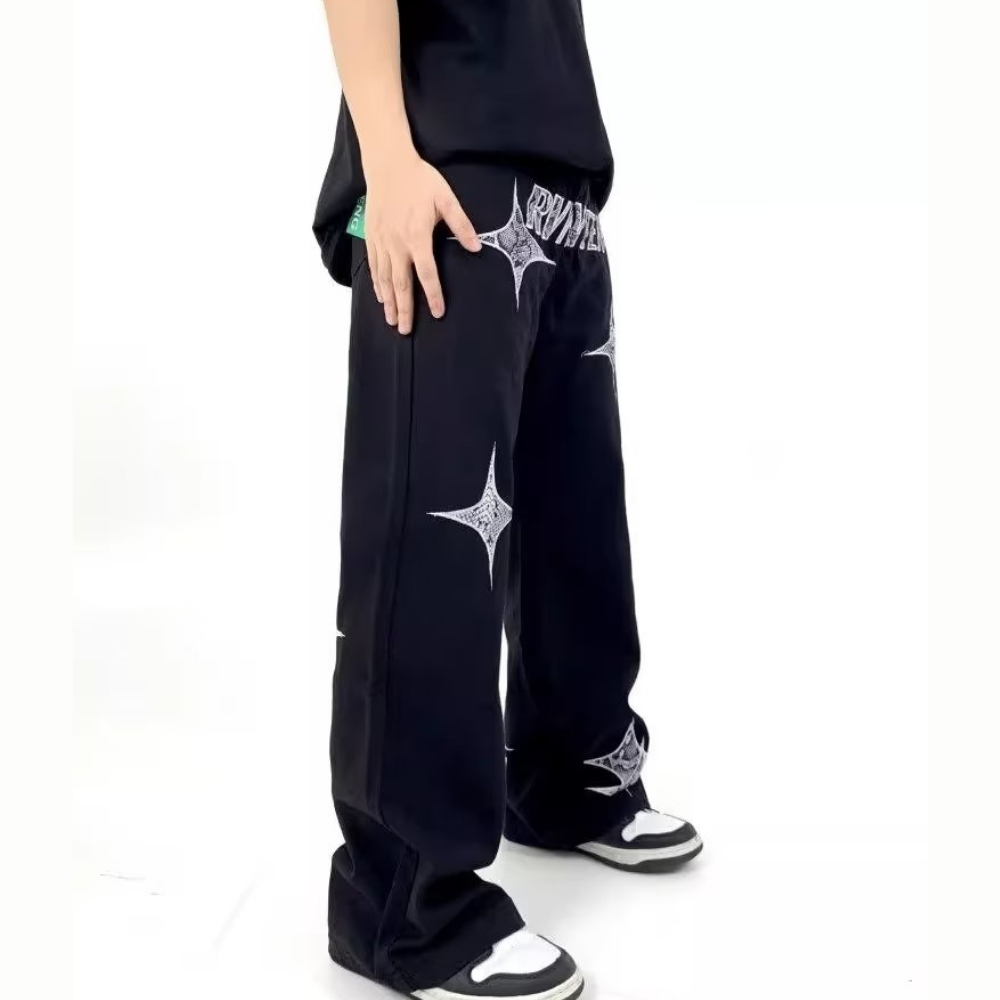 DF| Star Sequin Patch Jeans