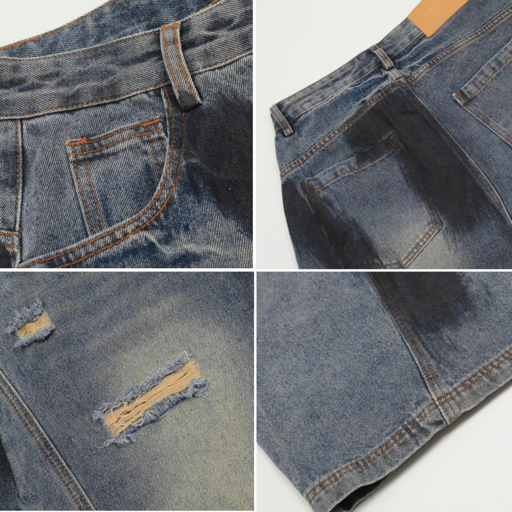 DF Vintage Graffiti Lantern Jeans