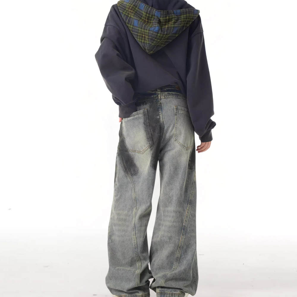 DF Vintage Graffiti Lantern Jeans