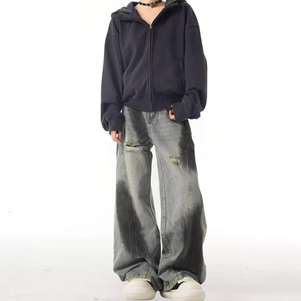 DF Vintage Graffiti Lantern Jeans