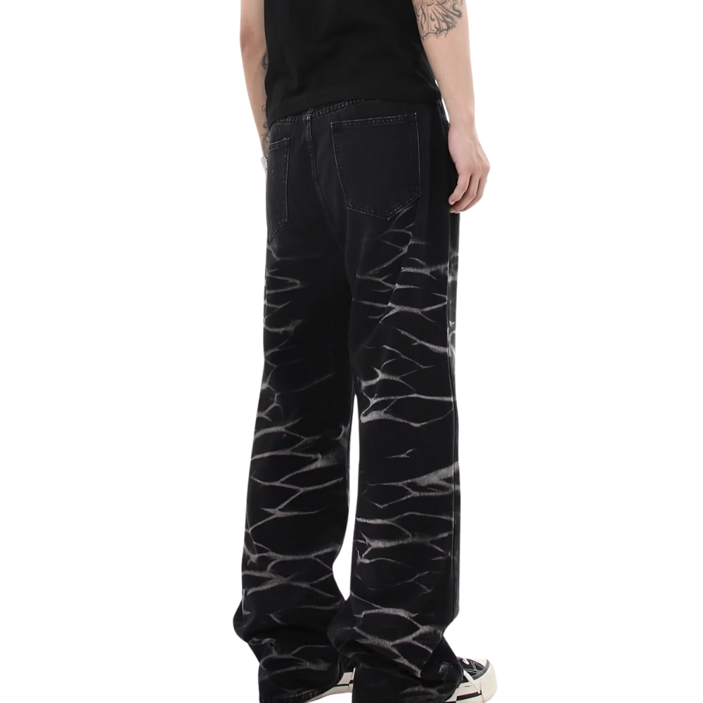 DF |Dyed Ripple Straight Jeans