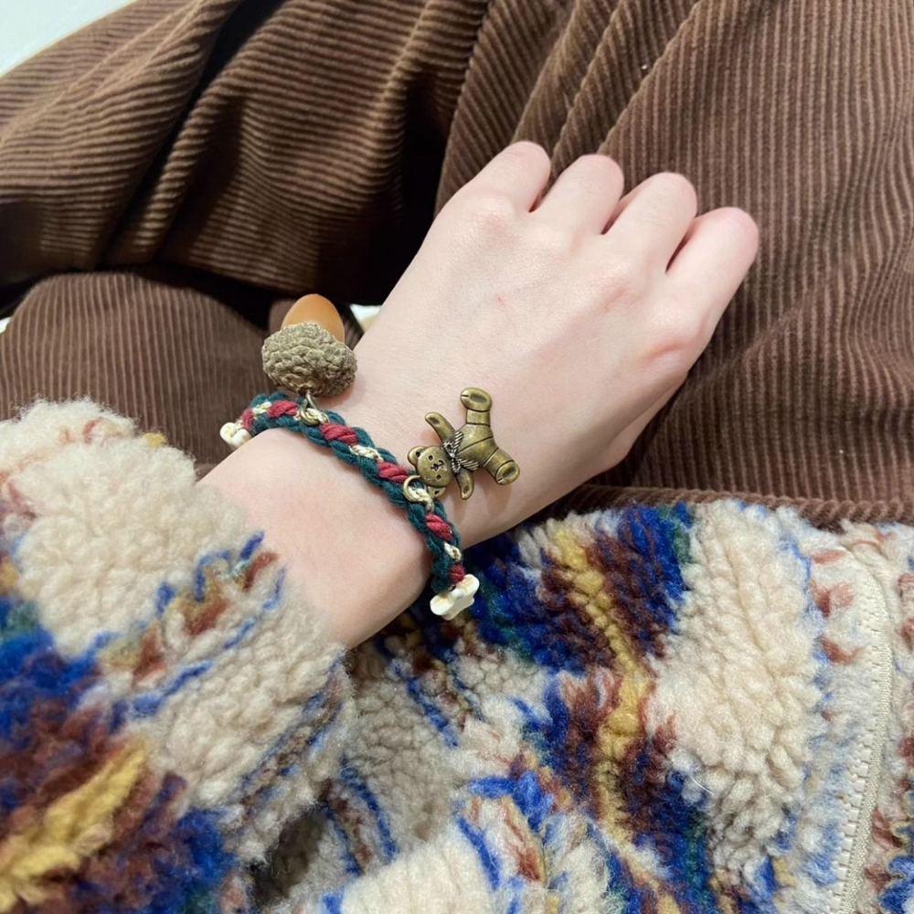 Special Christmas Woven Bracelet