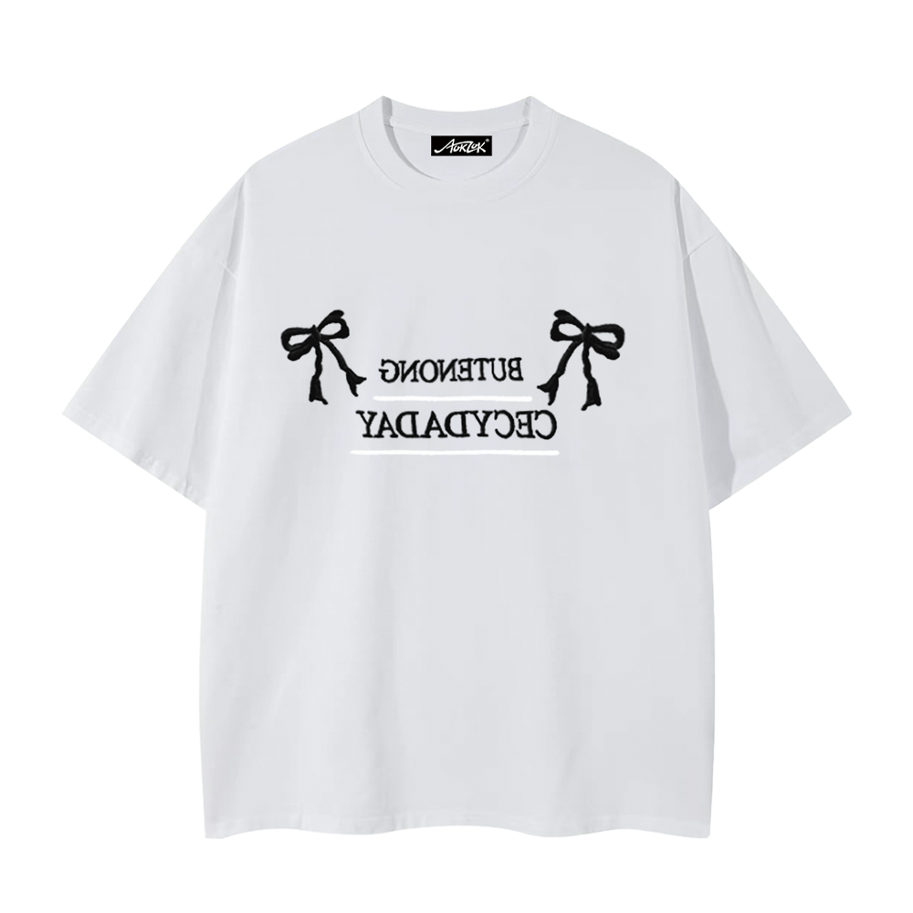 Women's Casual Bow T-Shirt
