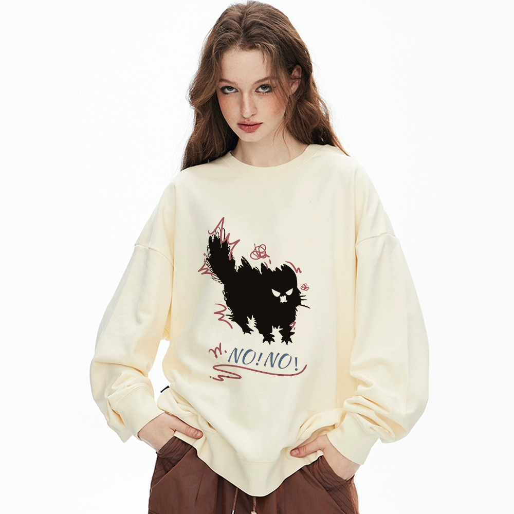 Frightened Cat Sweatshirt