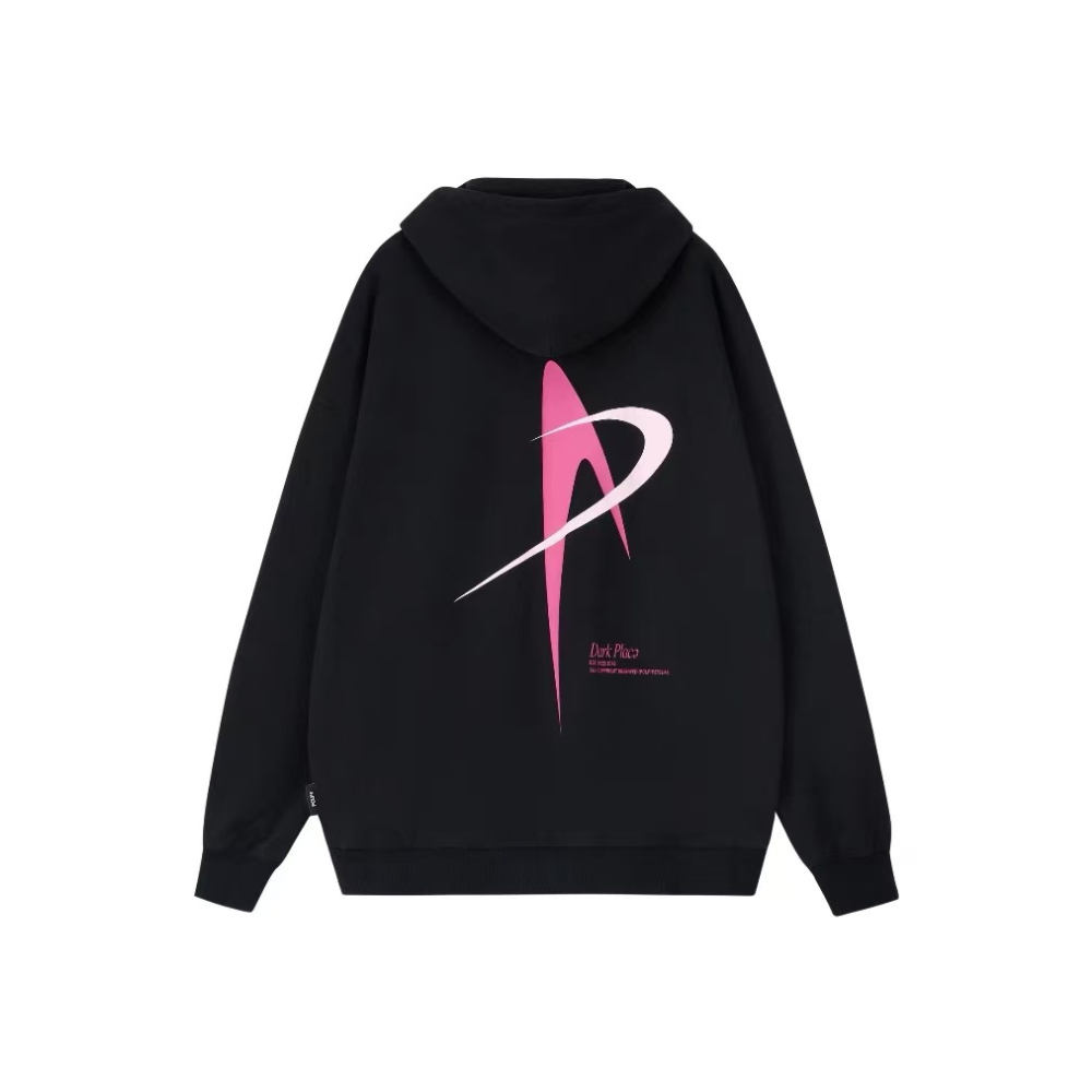 AG HEART PINK&WHITE HOODIE