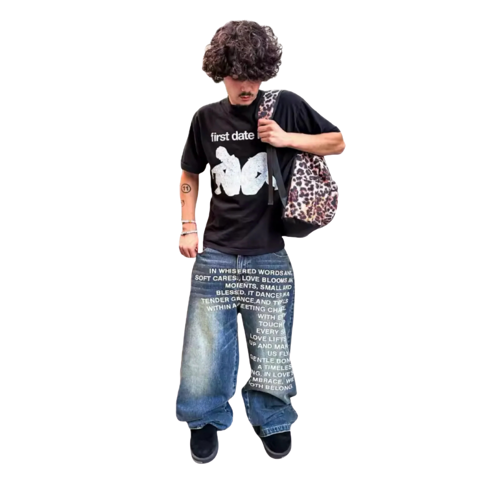 Unseen Echoes “Timeless Poem” Denim Jeans