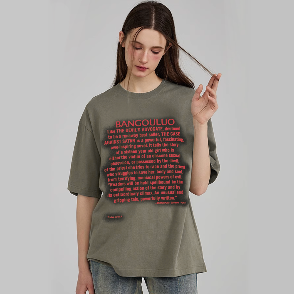 Red Foam Letter T-Shirt