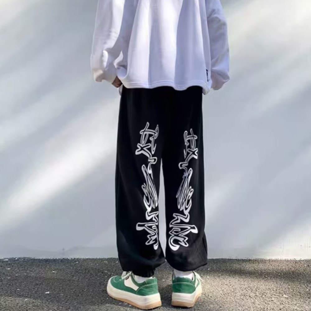 Hip Hop Trendy Alphabet Sweatpants