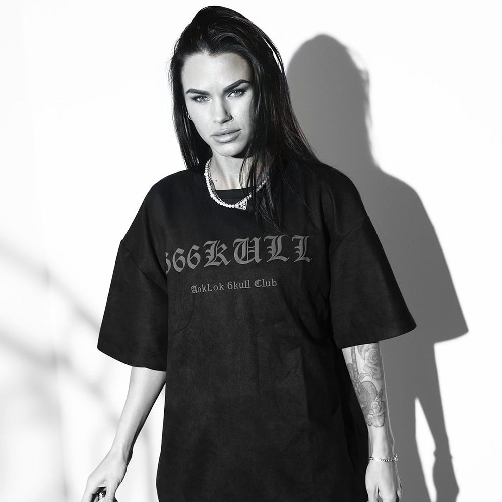 6Kull Vintage Spider Suede T-Shirt
