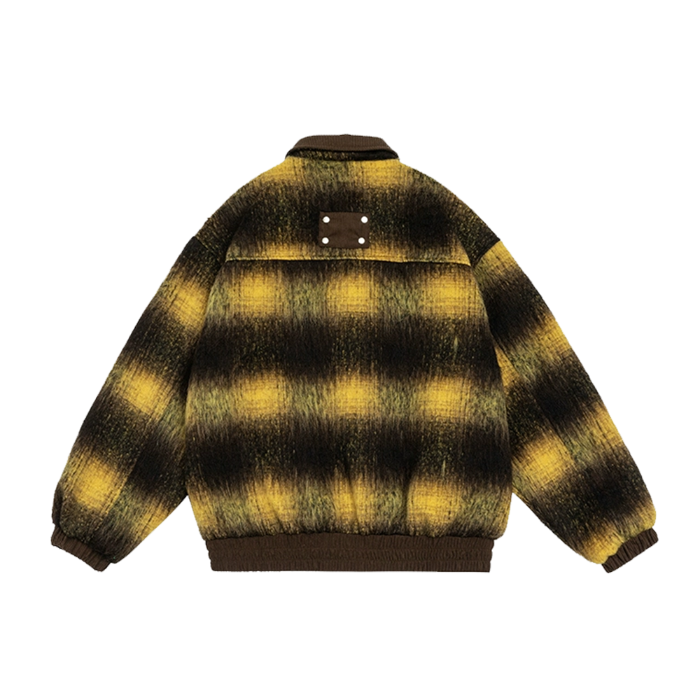 Contrast Color Wool Jacket