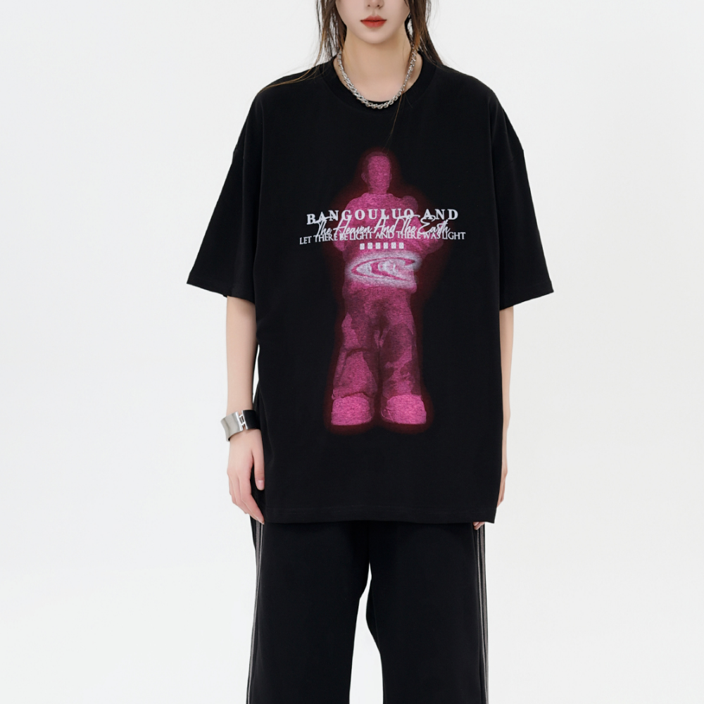 Casual Character Print T-Shirt