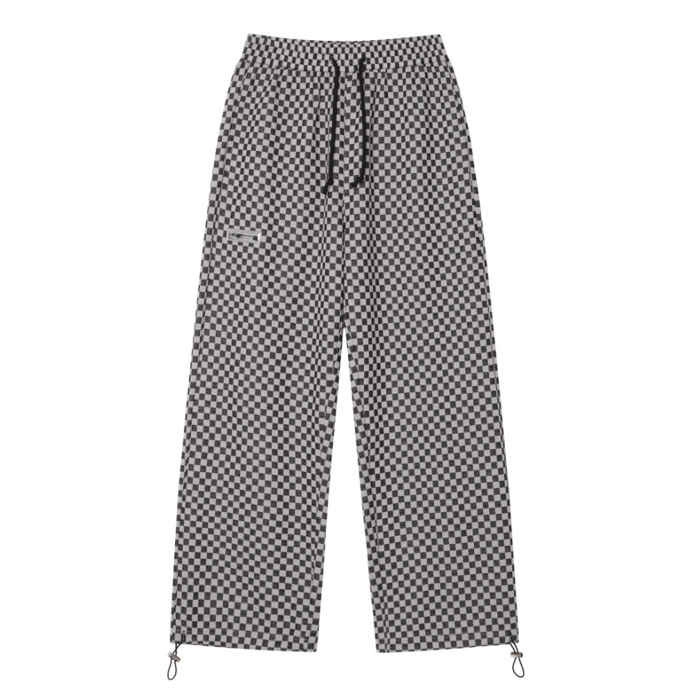 Vintage Checkerboard Jacquard Sweatpants