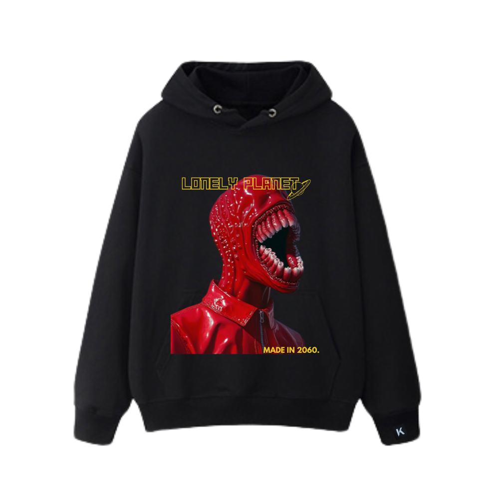 LONELY PLANET Scram Monster 'Bloody Mouth‘Hoodie