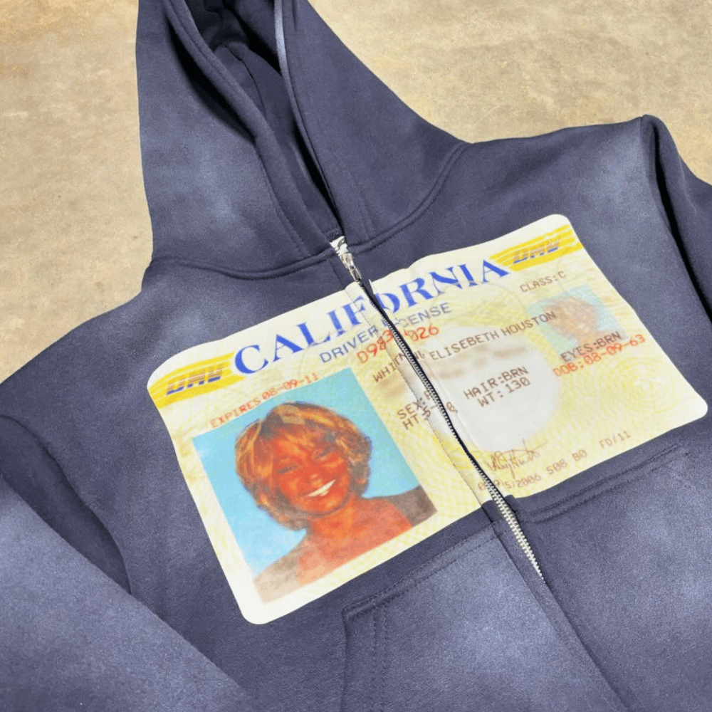 Evokyn Whitney Houston California ID Hoodie