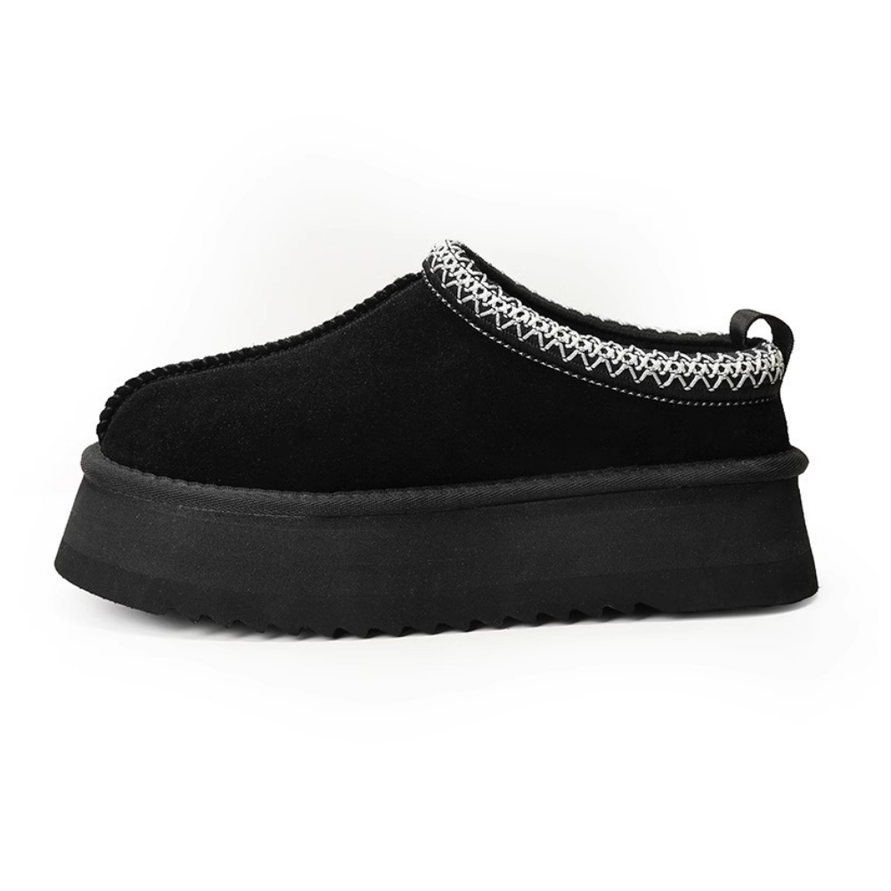 Retro Maillard Snow Boots