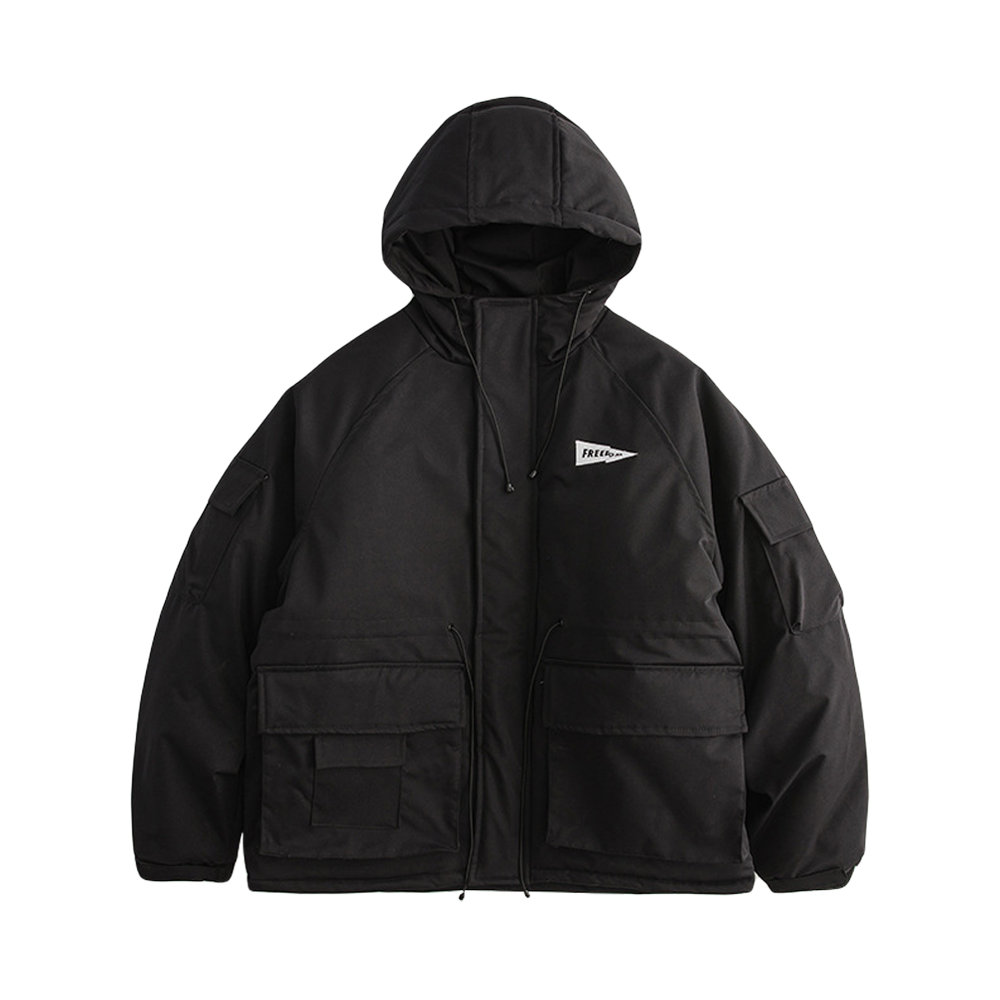 retro Japanese  Thickened Workwear Style Coat