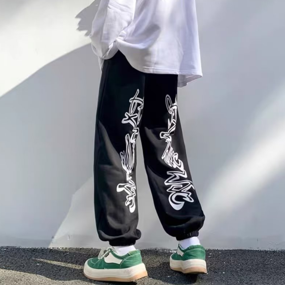 Hip Hop Trendy Alphabet Sweatpants