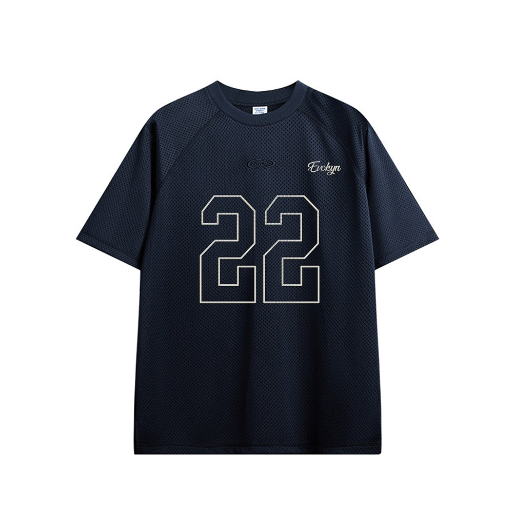 Evokyn 22 Jersey Mesh Print Tee