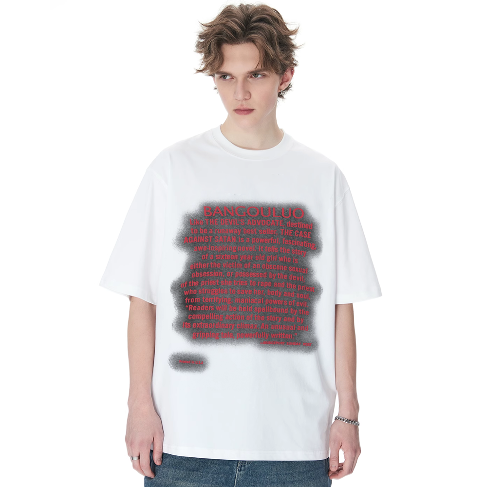 Red Foam Letter T-Shirt