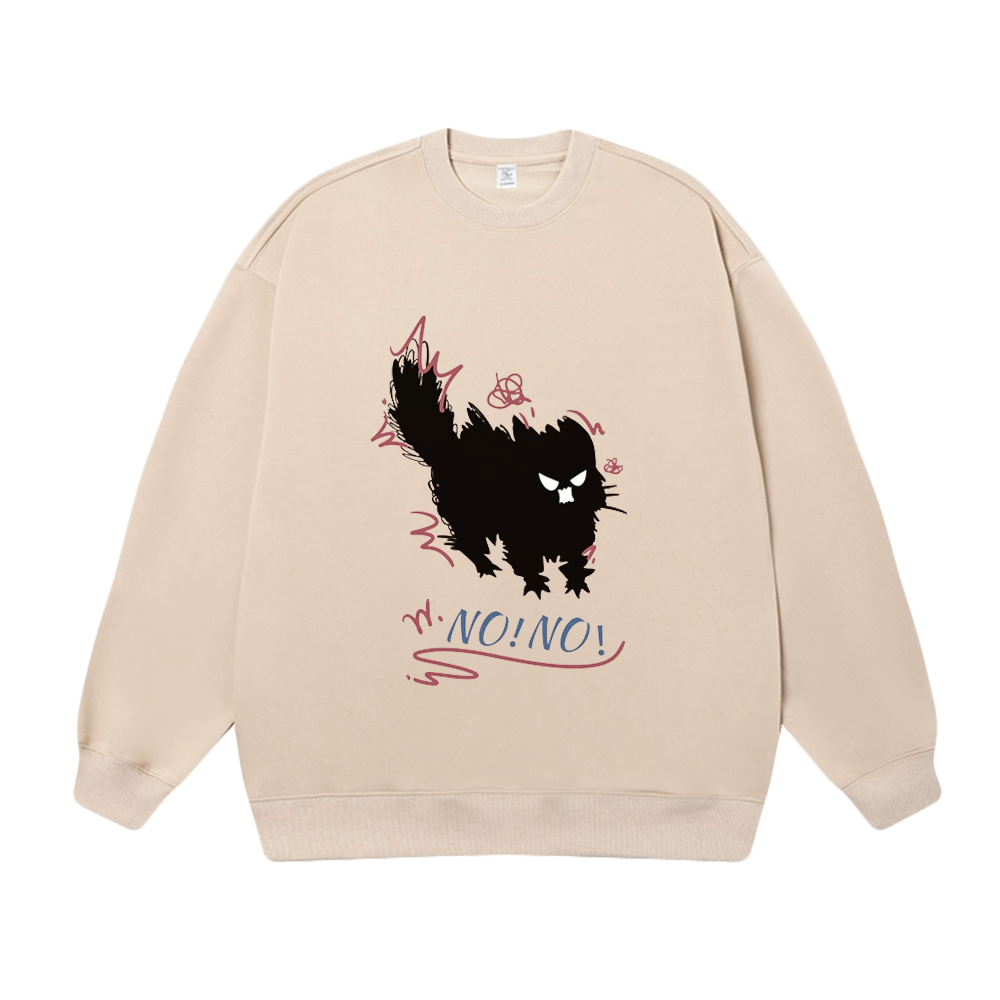 Frightened Cat Sweatshirt
