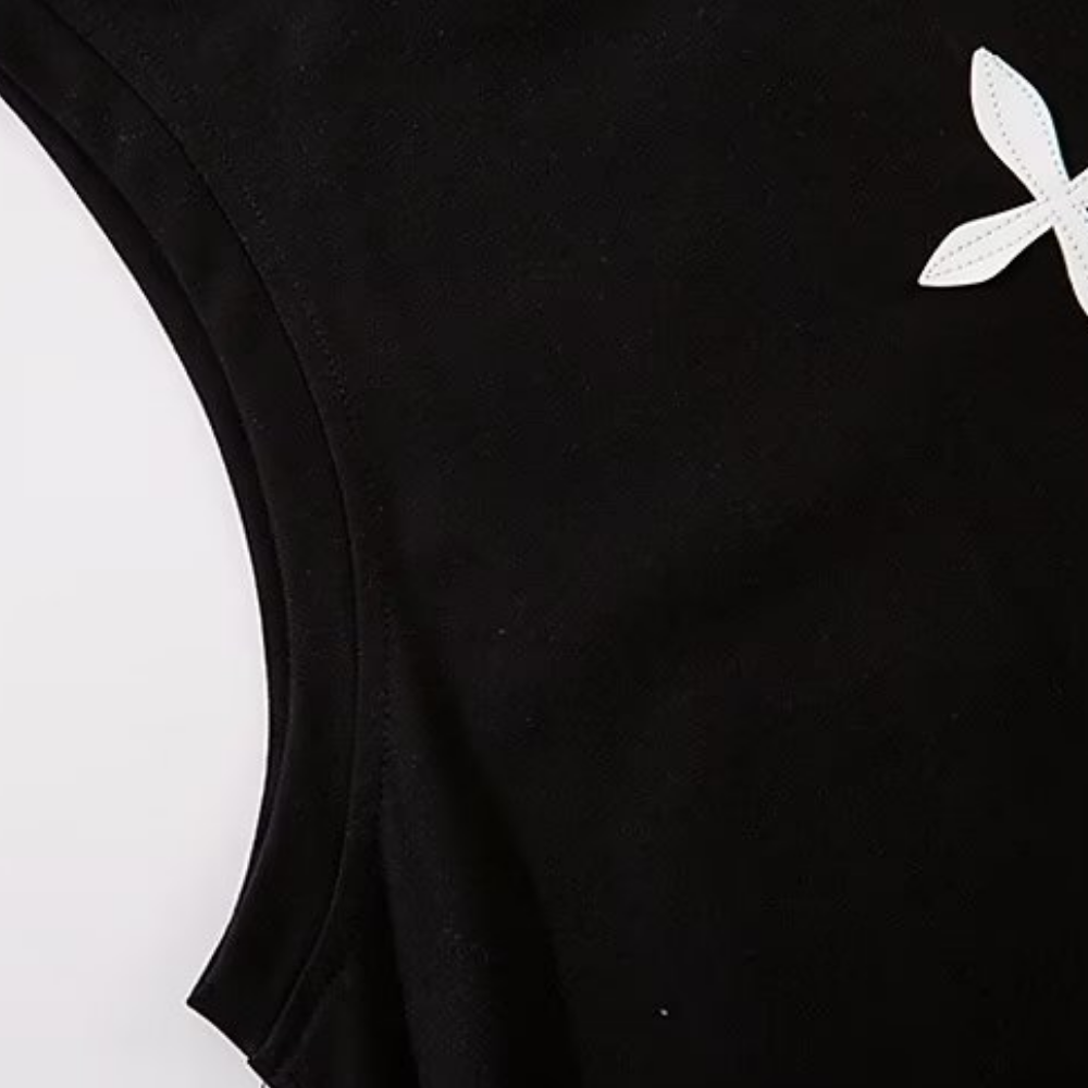 Urban Solid Ripped Tank Top