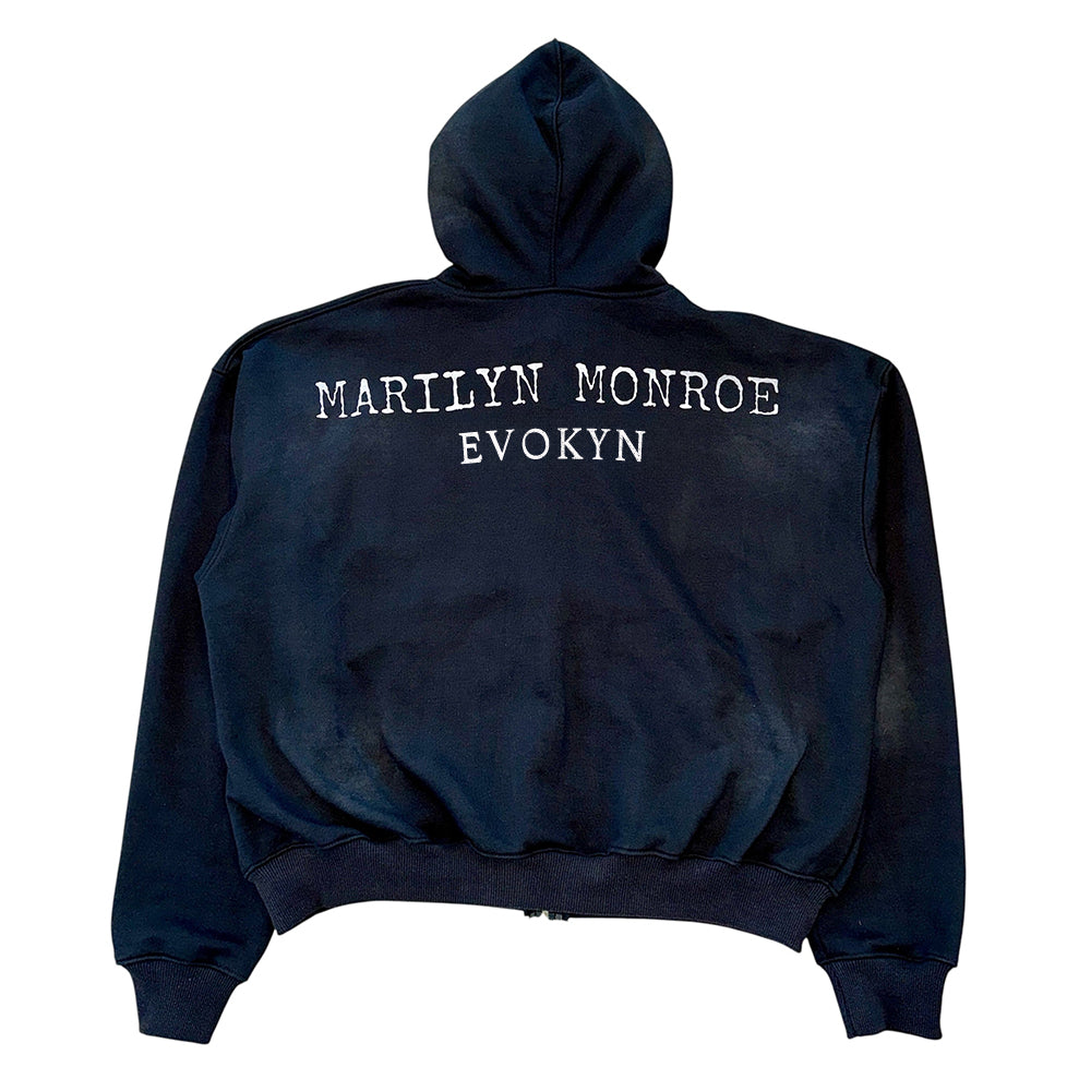 Evokyn Washed Vintage Marilyn ID Zip Hoodie
