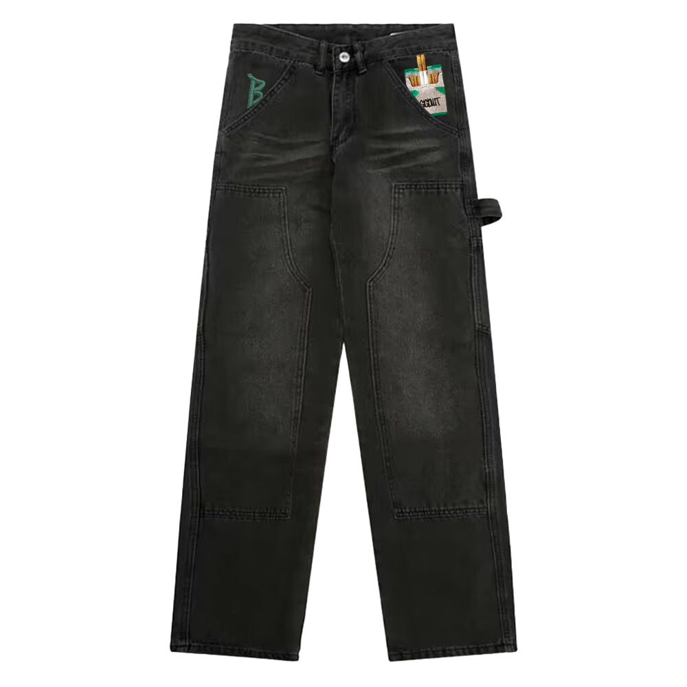 BAGGOUT Jeans Green Smoke
