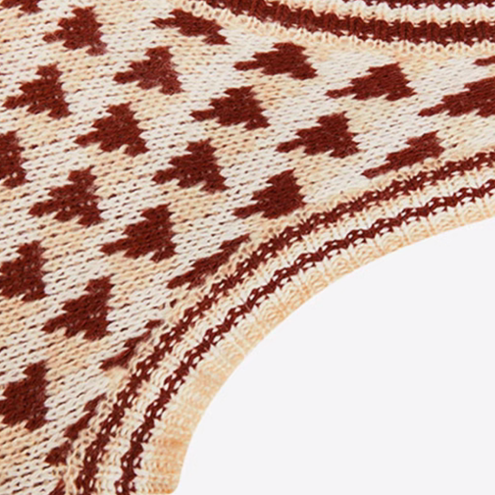 Women's Vintage Jacquard Knitted Vest