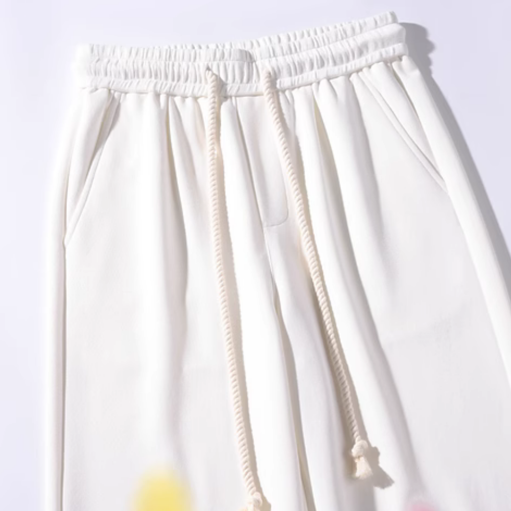 Street Color Contrast Graffiti Sweatpants