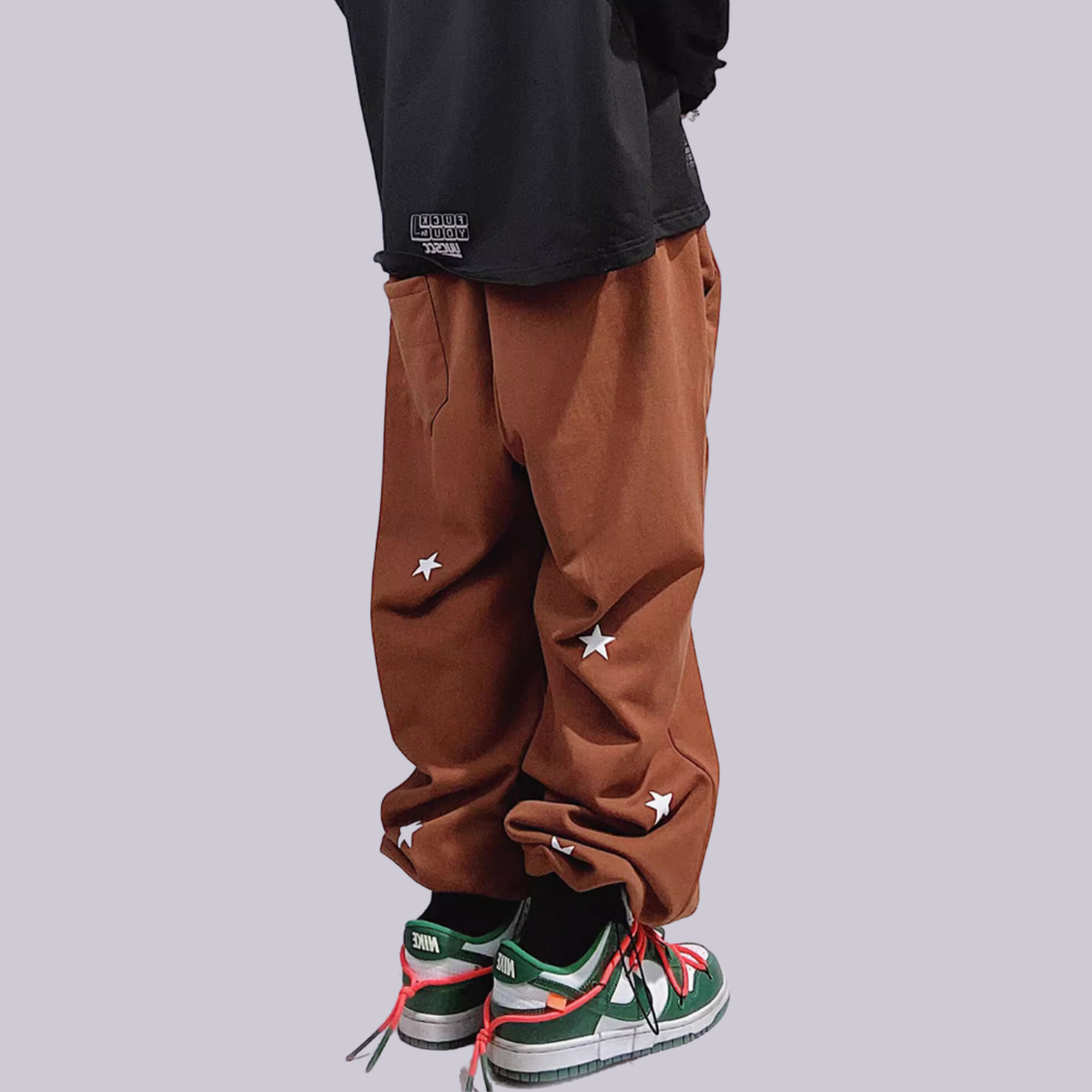 Hip Hop Foam Lettered Sweatpants