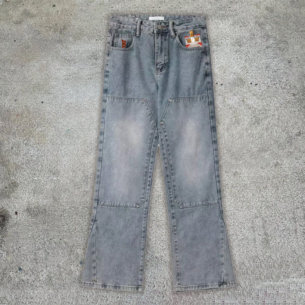 BAGGOUT Jeans Red Smoke