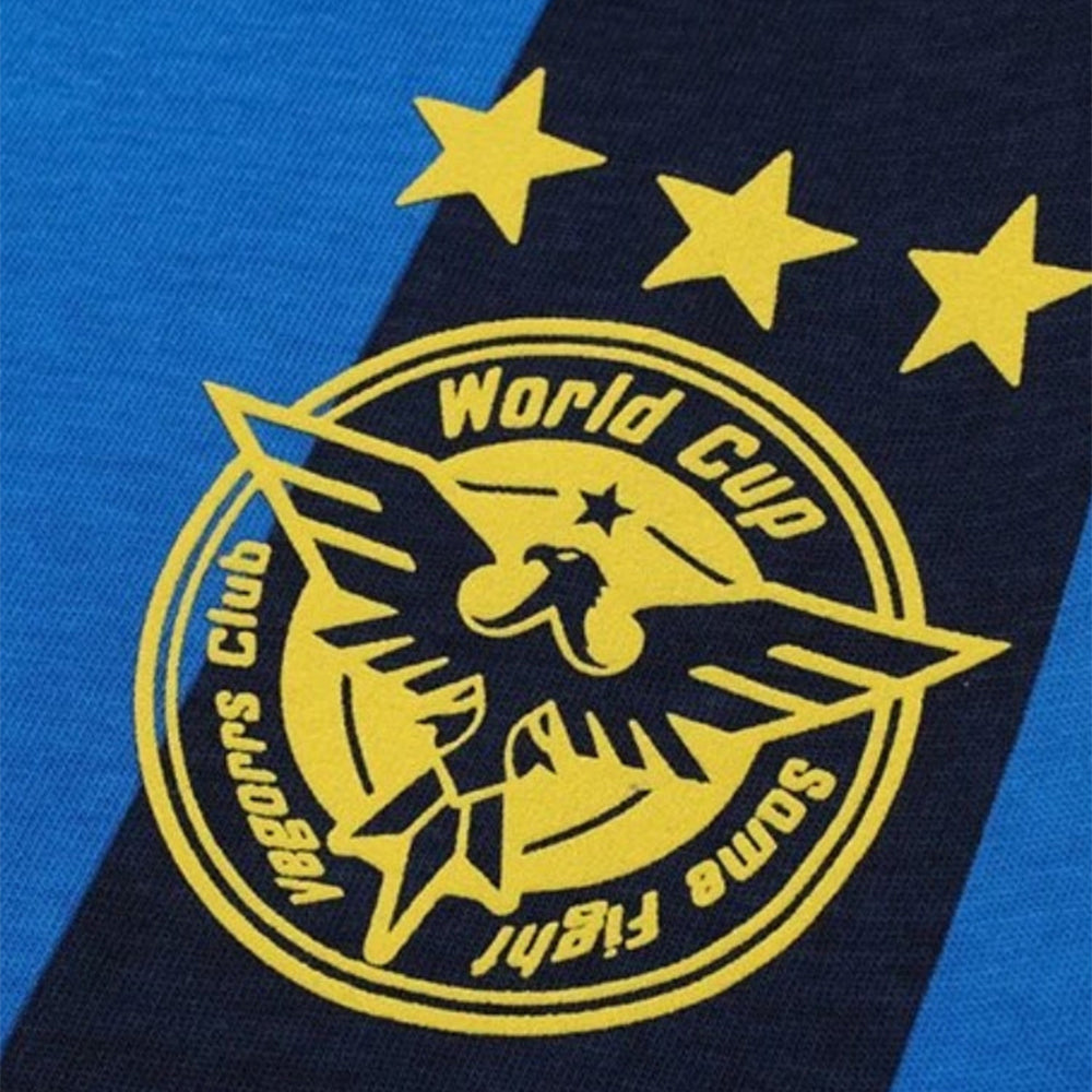 Evokyn Veggors Striped Vintage Football Tee