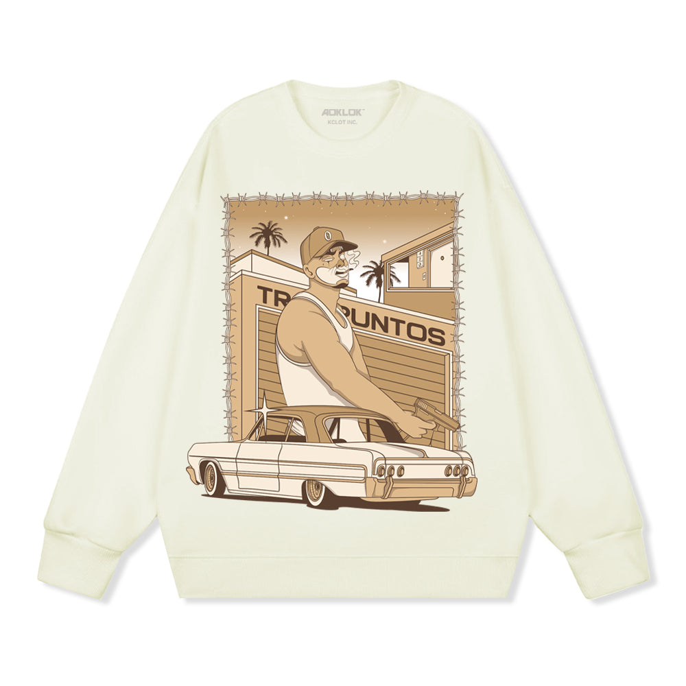 GEG | B/A High Street Co-branded American Style Sweatshirt