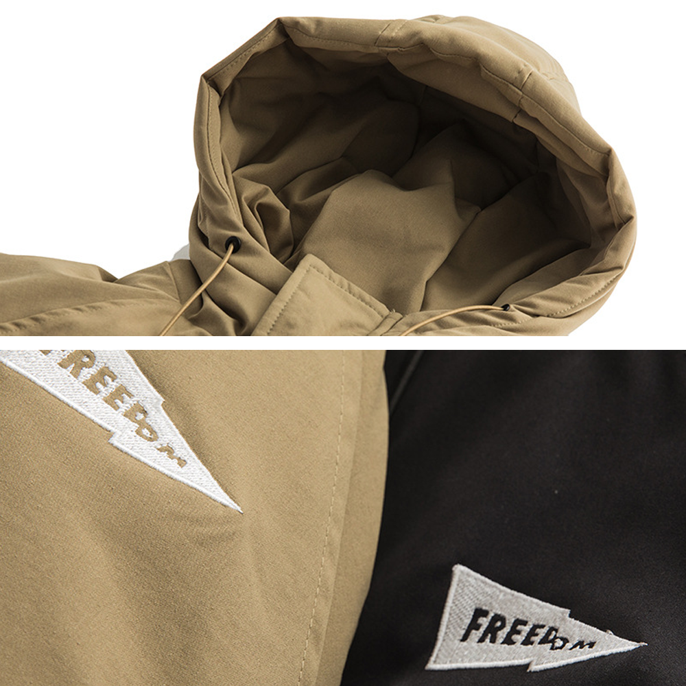 retro Japanese  Thickened Workwear Style Coat