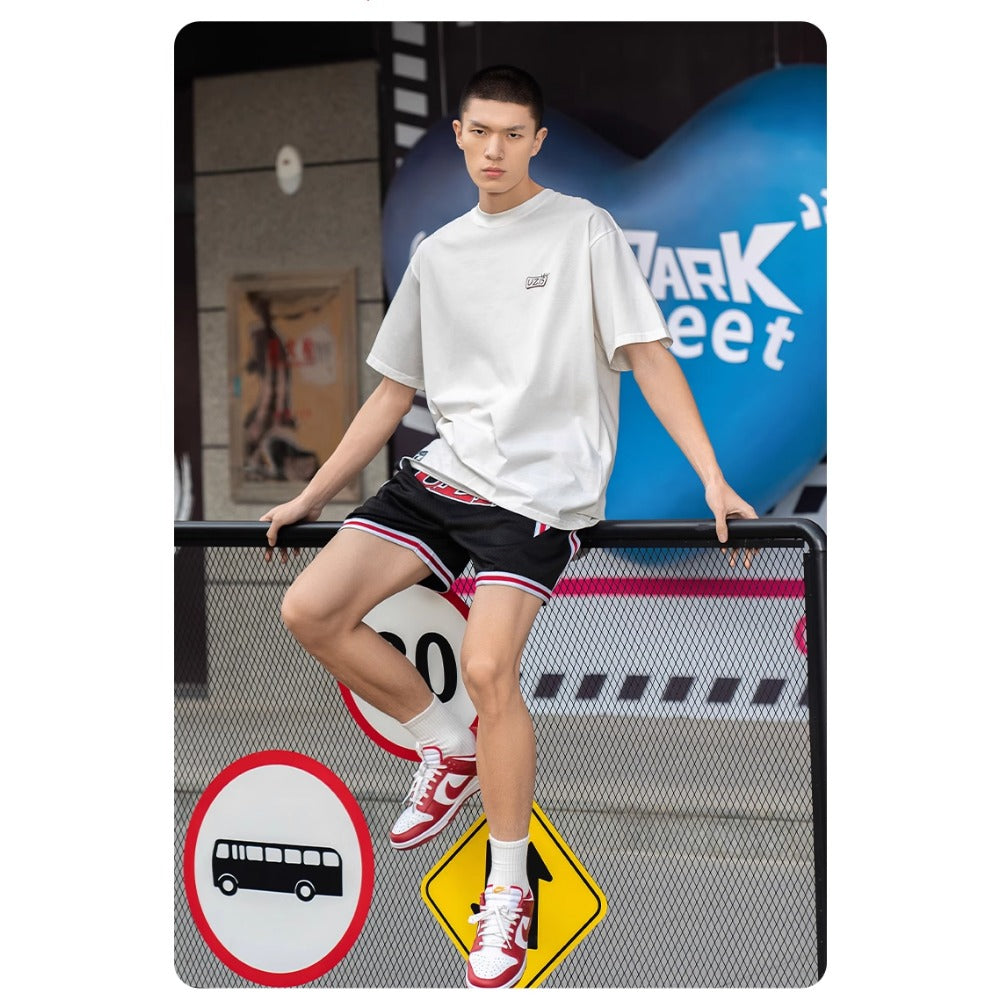 Street Philanthropist Basketball Sports Short Sleeve Men Quick Drying Ice Loose Shooting Training Crew Neck T-Shirt Imagination