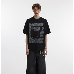 Unseen Echoes Cat-alog of Thoughts Tee Details