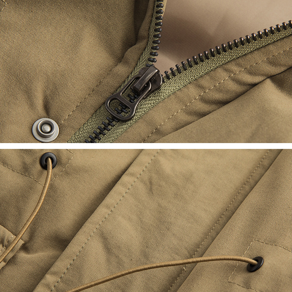 retro Japanese  Thickened Workwear Style Coat