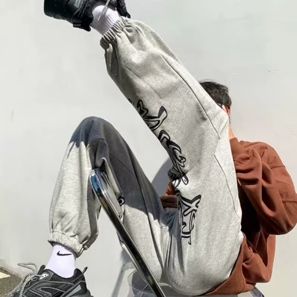 Hip Hop Trendy Alphabet Sweatpants
