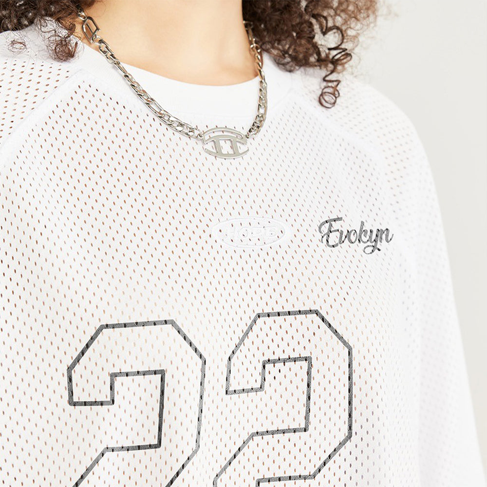 Evokyn 22 Jersey Mesh Print Tee