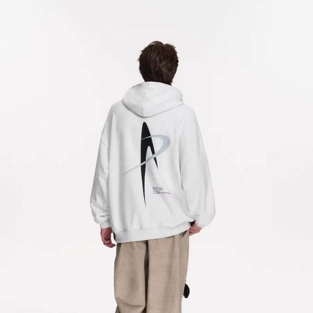 AG HEART PINK&WHITE HOODIE