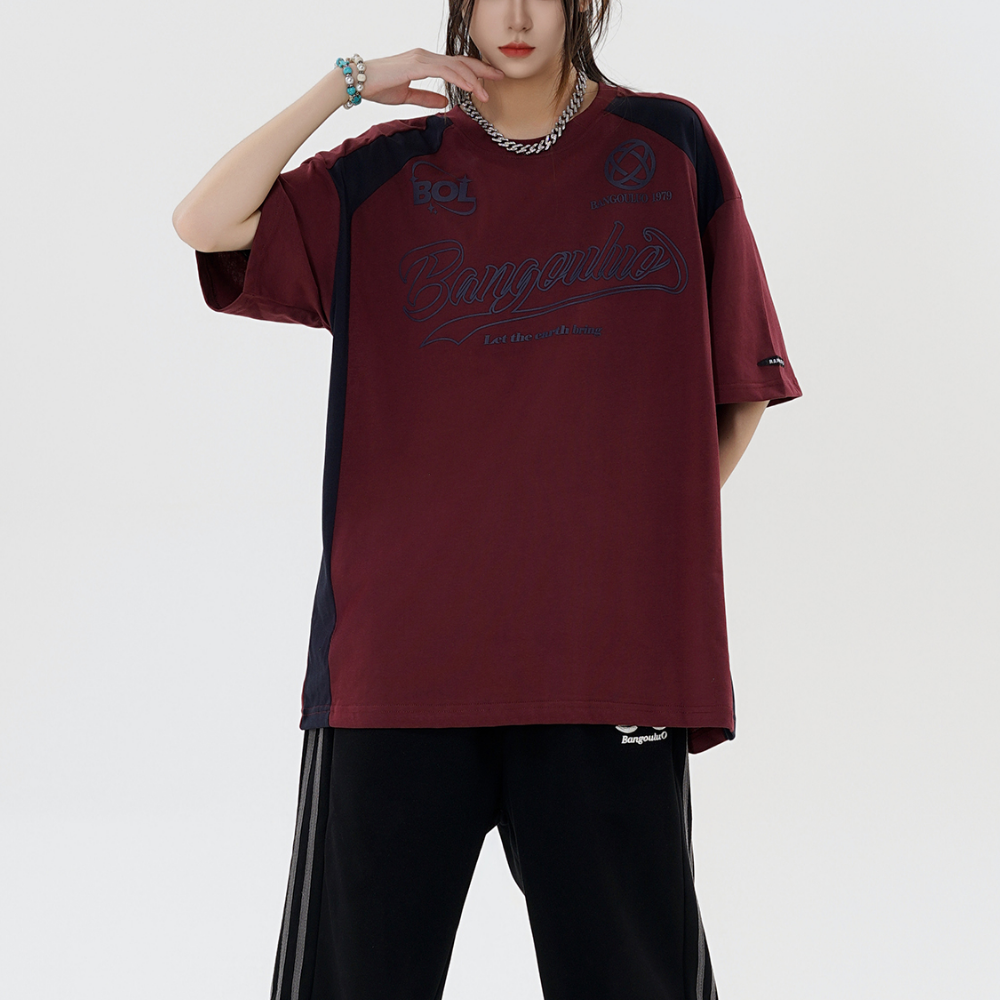 American Patchwork Cotton T-shirt