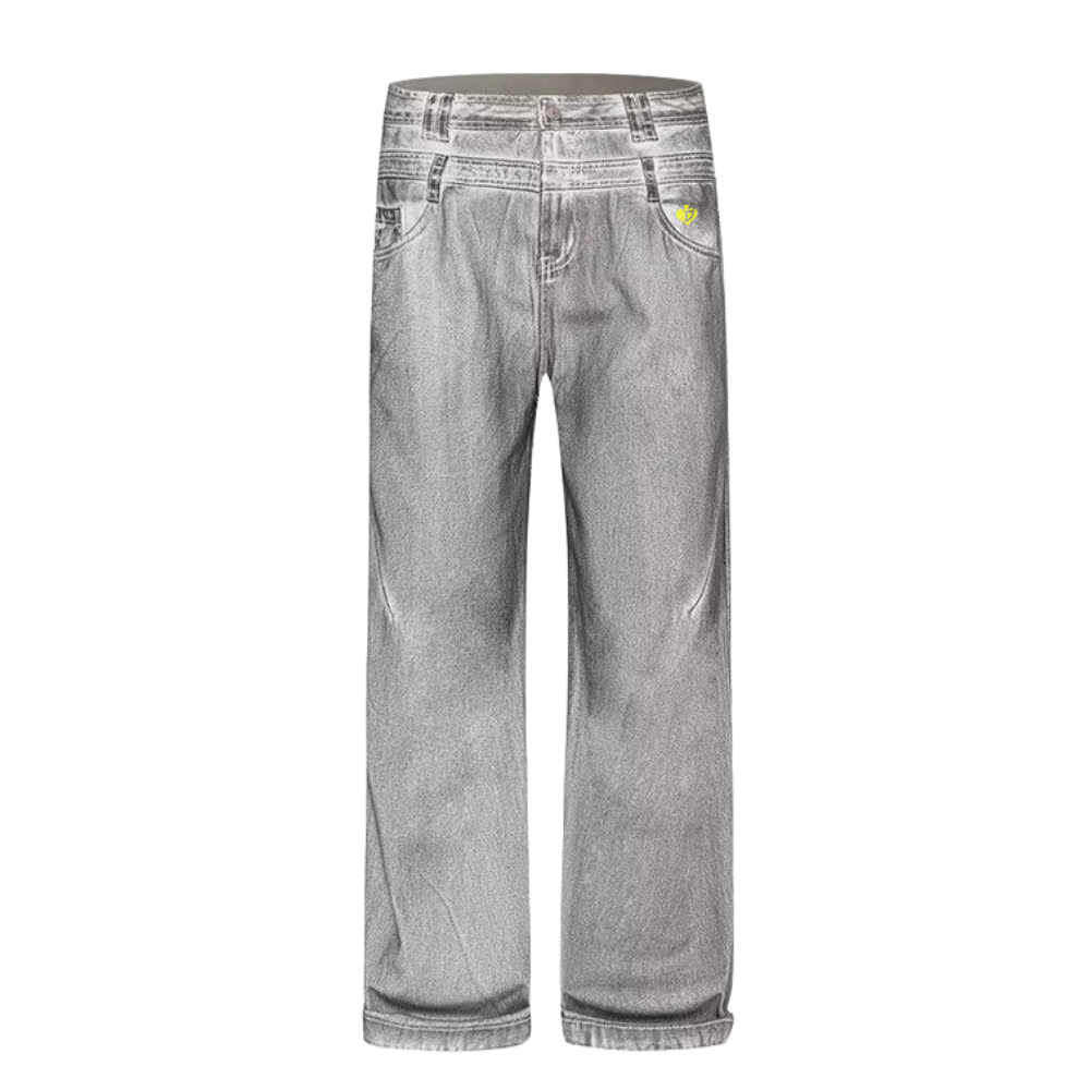 DF |Designer Pencil Stained Jeans