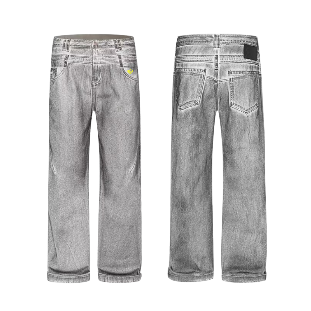 DF |Designer Pencil Stained Jeans