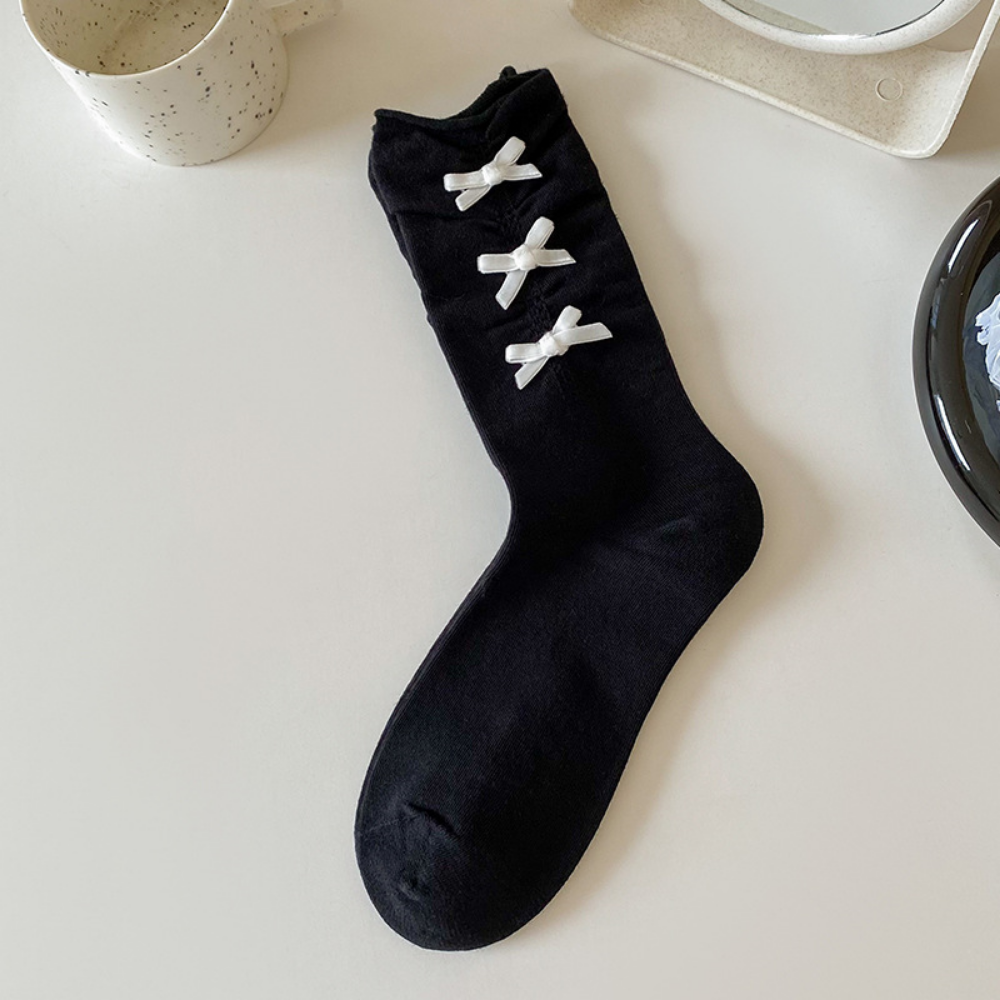 Cute Bow Socks
