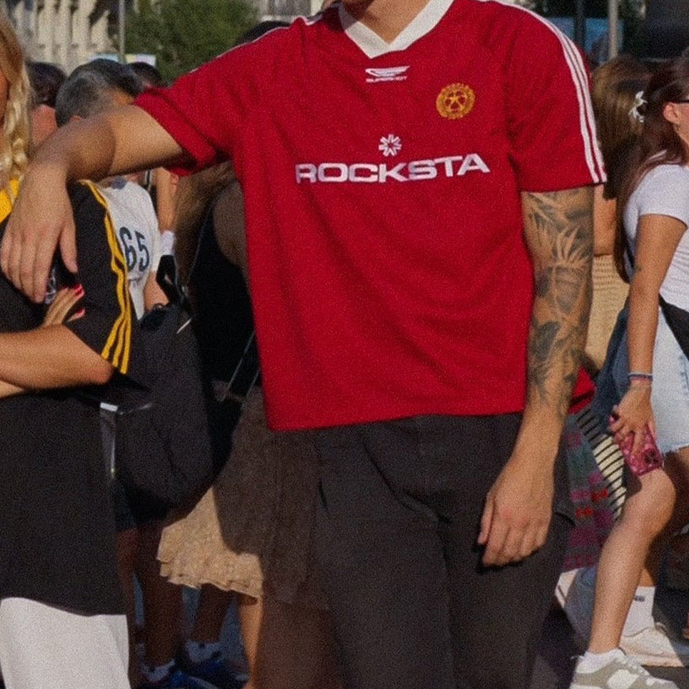 Evoky Rocksta Vintage Football Tee