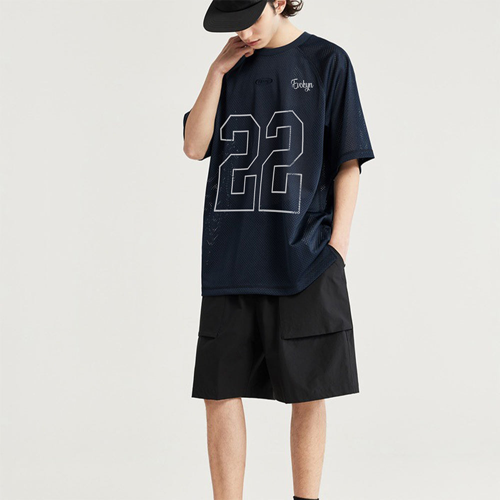Evokyn 22 Jersey Mesh Print Tee