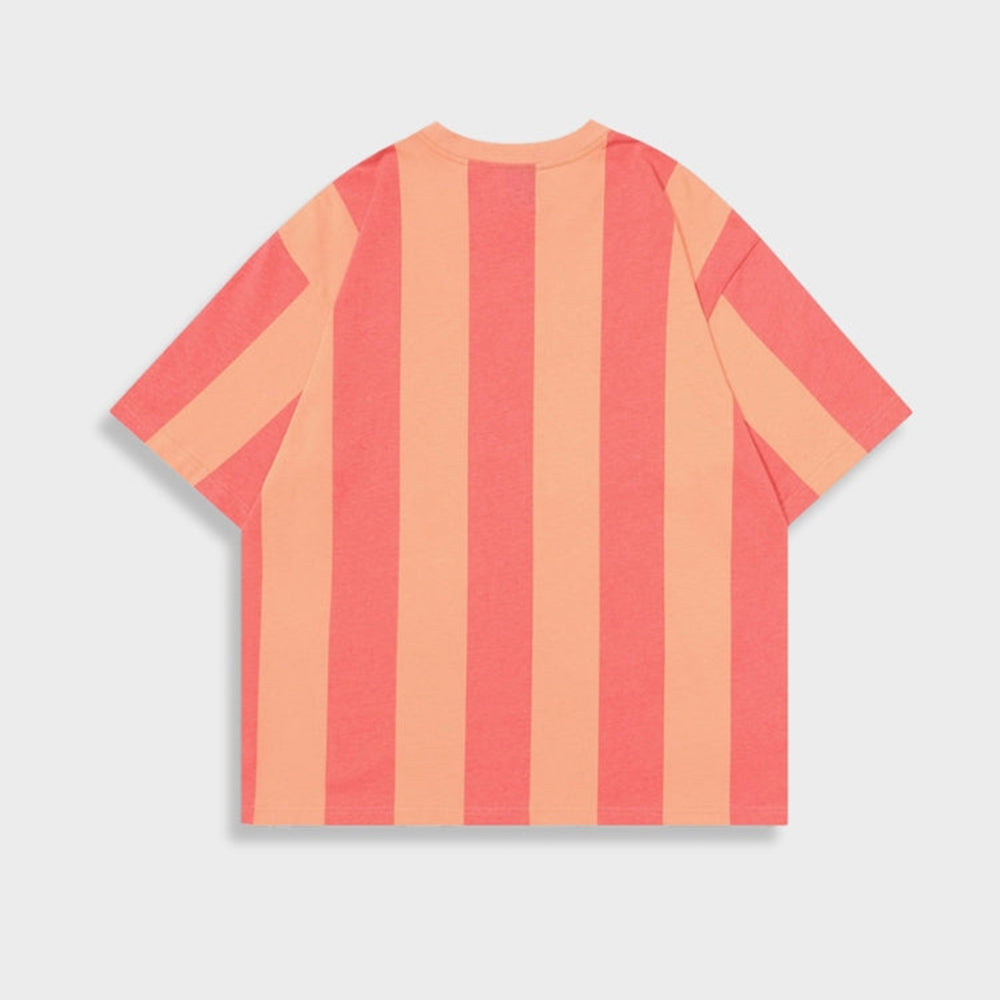 Evokyn Veggors Striped Vintage Football Tee